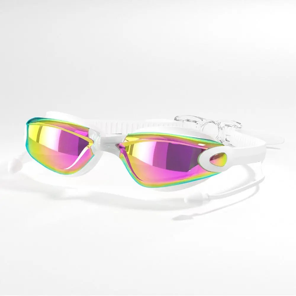 Creative HD Summer Swimming Goggles Anti Fog Waterproof Swim Eyewear Adjustable Silicone Diving Swim Glasses Men Women