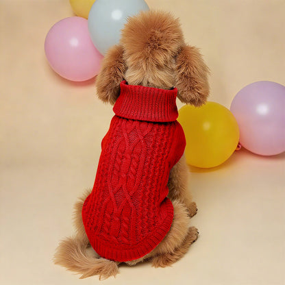 Dog Sweaters Fashionable Pet Clothing Lightweight, Soft, Comfortable, and Warm Winter Pet Clothes Outdoor Portable Pet Supplies