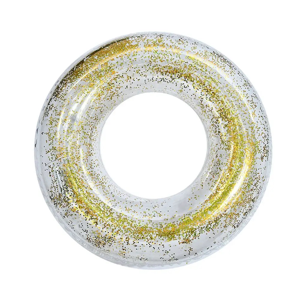 Water Raft Fun Inflatable Transparent Swimming Ring Safety Float Circle Pool Toys Swimming Pool