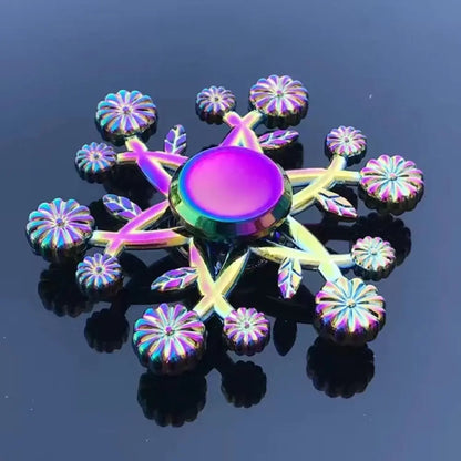 Dragon Wings Hand Spinner High Speed Low Noise Fingertip Gyro Alloy Anti Pressure Metal Rainbow Finger Spinner Children Toys