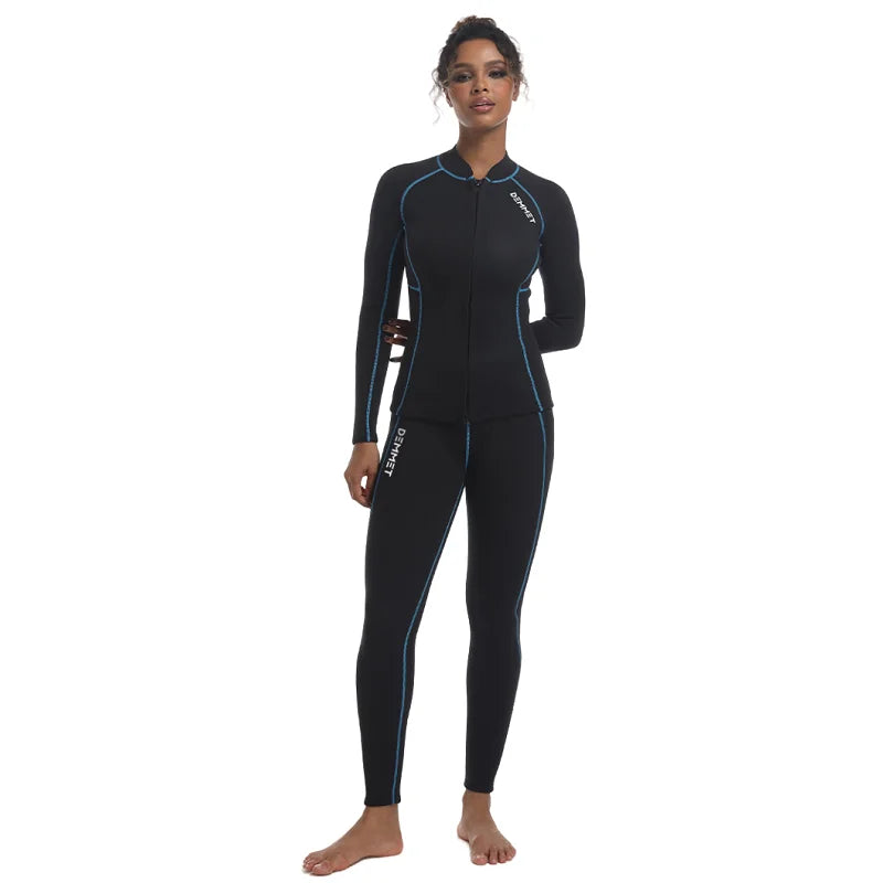 Men Women Wetsuit Pant 1.5MM/3mm Neoprene for Diving Surfing Scuba Snorkeling Winter Swimsuit Keep Warm Trousers Pant Dropship