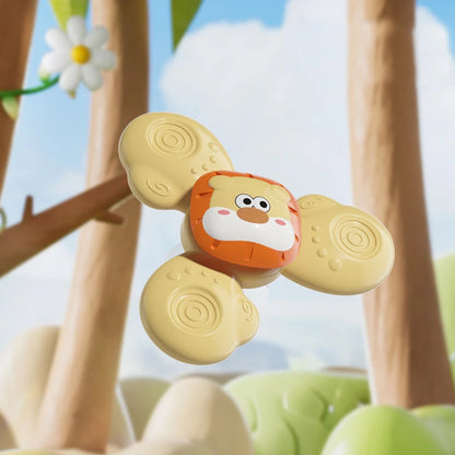 Catoon Bath Toys 6-12-18 Months Baby Toy Suction Cup Spinner Toys for Boys Girls 1 2 3 Years Sensory Toys for Toddler Kids Gift