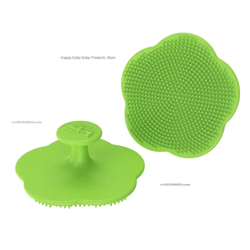 New Baby Care Accessories Fetal Head Fat Comb Infant Bathing Soft Comb Newborn Hair Cleaning Supplies Infant Comb Head Massager