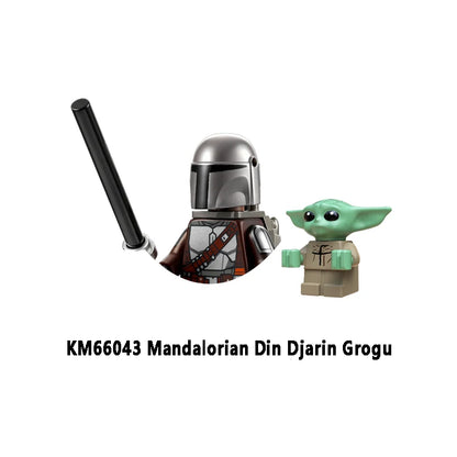 Jedi Temple Guard Building Blocks Count Dooku Mini Mace Windu Figurine Ahsoka Tano Bricks Qui-Gon jinn Figure Kids Toys G0108
