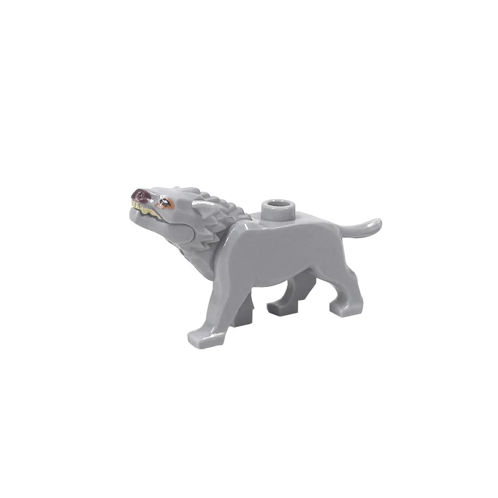 City Animal Zoo Farm Series Building Blocks Street View Panda Brown Bear Cat Pig Long Wool Sheep Cow Cattle Pet Bricks Toys Kids