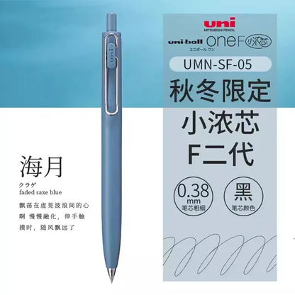 New Japan UNI Small Thick Core Gel Pen UMN-SF Summer Limited Thick Black Uniball One Low Center of Gravity Uniball Signature Pen