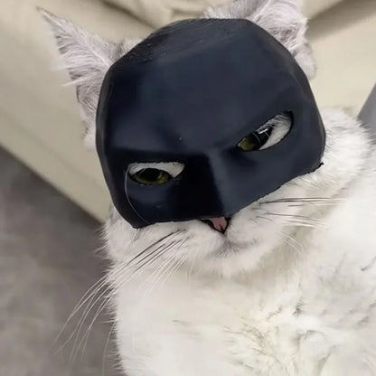 3d Printing Cat Avenger Mask Batman Cosplay Hat Mask Halloween Party Headwear Pet Dog Mask Helmet Props Pet Supplies Photos