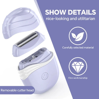 Women's Epilator Electric Hair Shaver Mini Hair Removal Trimmer Portable Body Hair Remover Razor Armpit Arm Leg Hair Epilator