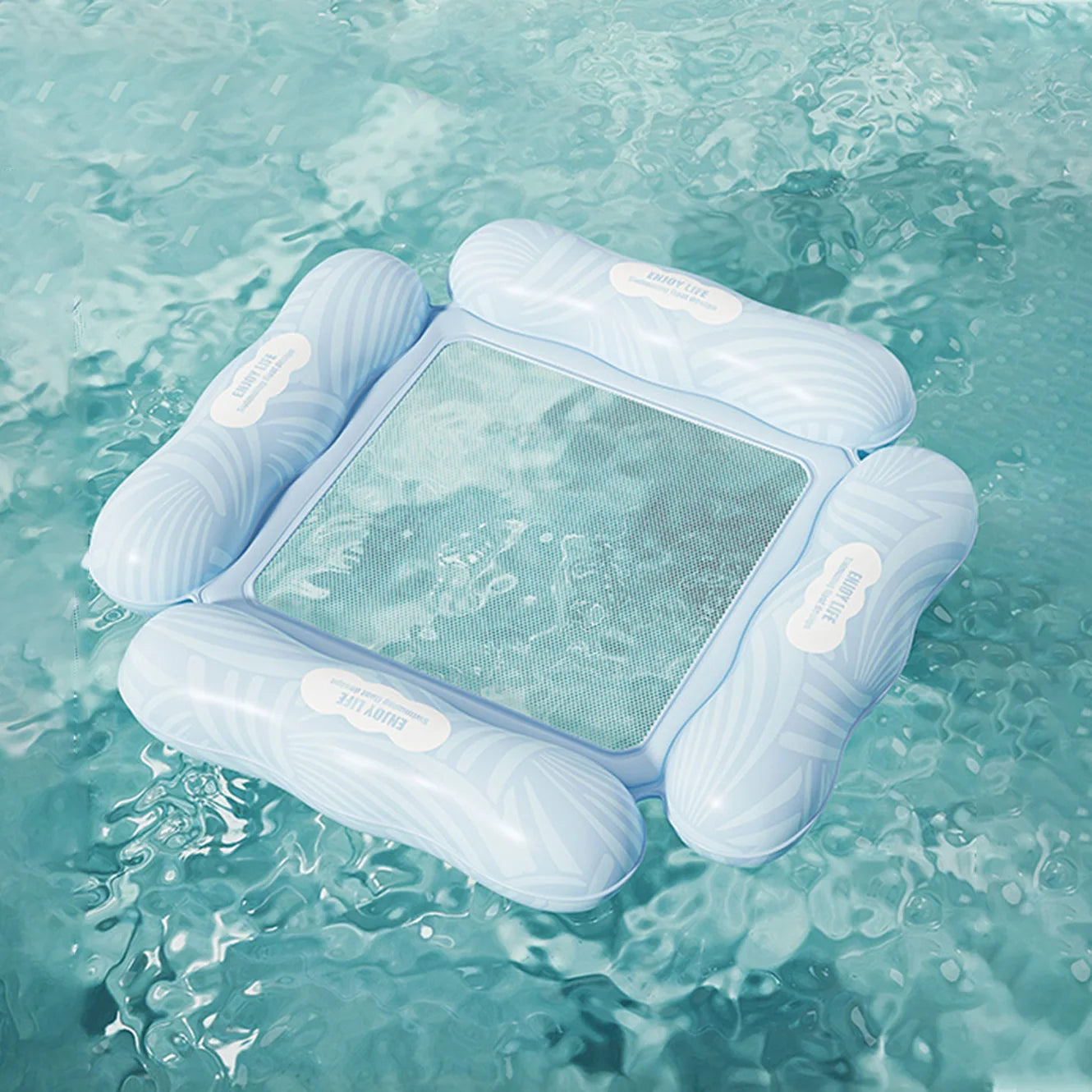 1PC Inflatable Pool Floats, Water Hammock Multi-Purpose Pool Float for Adults, Family Floating Bed for Pool Beach