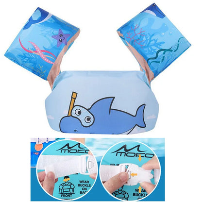 Pool Float Accessory Learning Swimming Vest Foam Buoyancy Armbands Better than Inflatable Ring