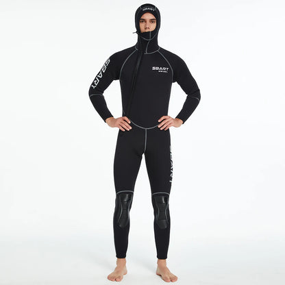3MM diving suit men's and women's thickened diving suit men's warm hooded swimming wet suit surfing suit jellyfish suit