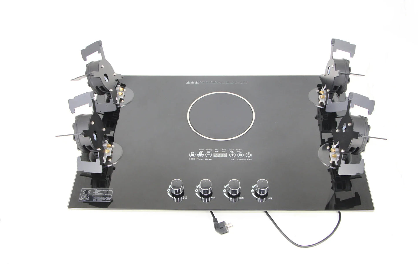 Built-In 5 Burner Gas and Electric Cooktop for Household Use Gas Hob Gas Stove for Industrial and Residential Use