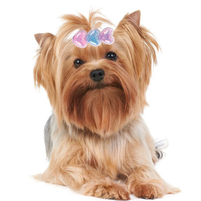 New Dog Hair Clips Love Flowing Sand Hairpins Pets Puppy Hairpins Decor Grooming Accessoires Pet Supplies