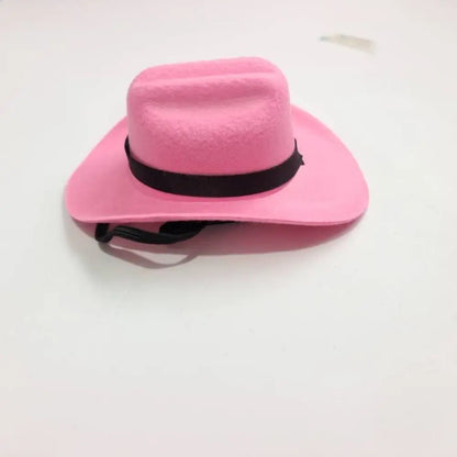 2024 Funny British Pet Dog Hat Star Cowboy Hat Adjustable Dog Costume Top Hat Headwear Pet Hat Dog Cap Pet Sun Hat Pet Supplies