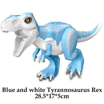 Great Value!!! Mosasaurus Jurassic World Park Dinosaurs Rex Indoraptor Triceratops Indominus Building Block Toys Dinosaur Gift