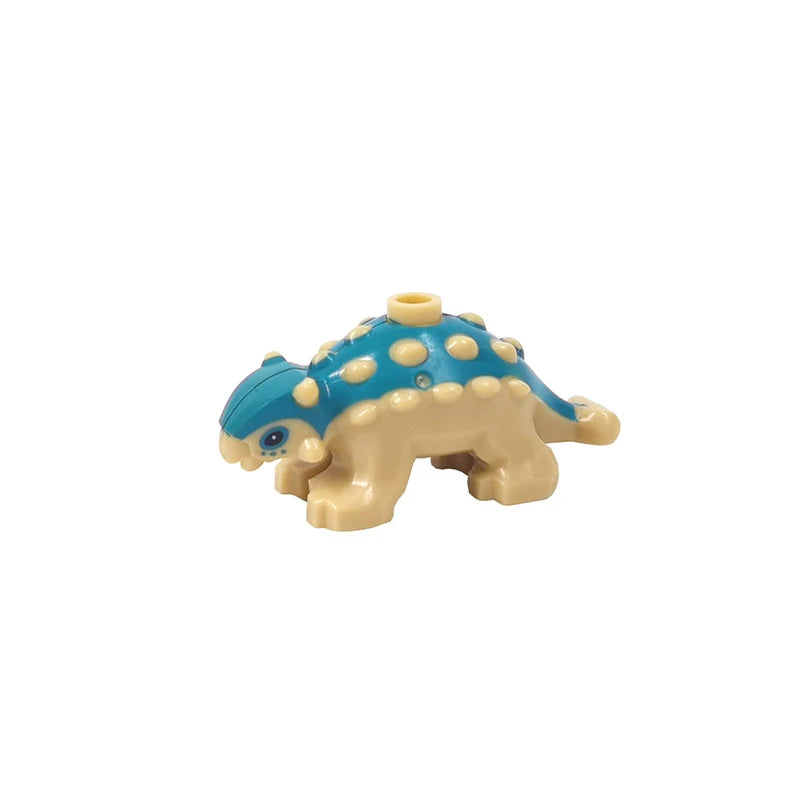 City Animal Zoo Farm Series Building Blocks Street View Panda Brown Bear Cat Pig Long Wool Sheep Cow Cattle Pet Bricks Toys Kids