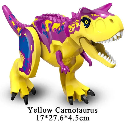 Great Value!!! Mosasaurus Jurassic World Park Dinosaurs Rex Indoraptor Triceratops Indominus Building Block Toys Dinosaur Gift
