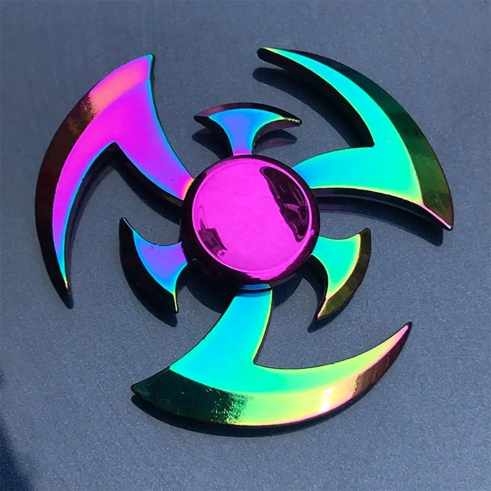 Dragon Wings Hand Spinner High Speed Low Noise Fingertip Gyro Alloy Anti Pressure Metal Rainbow Finger Spinner Children Toys