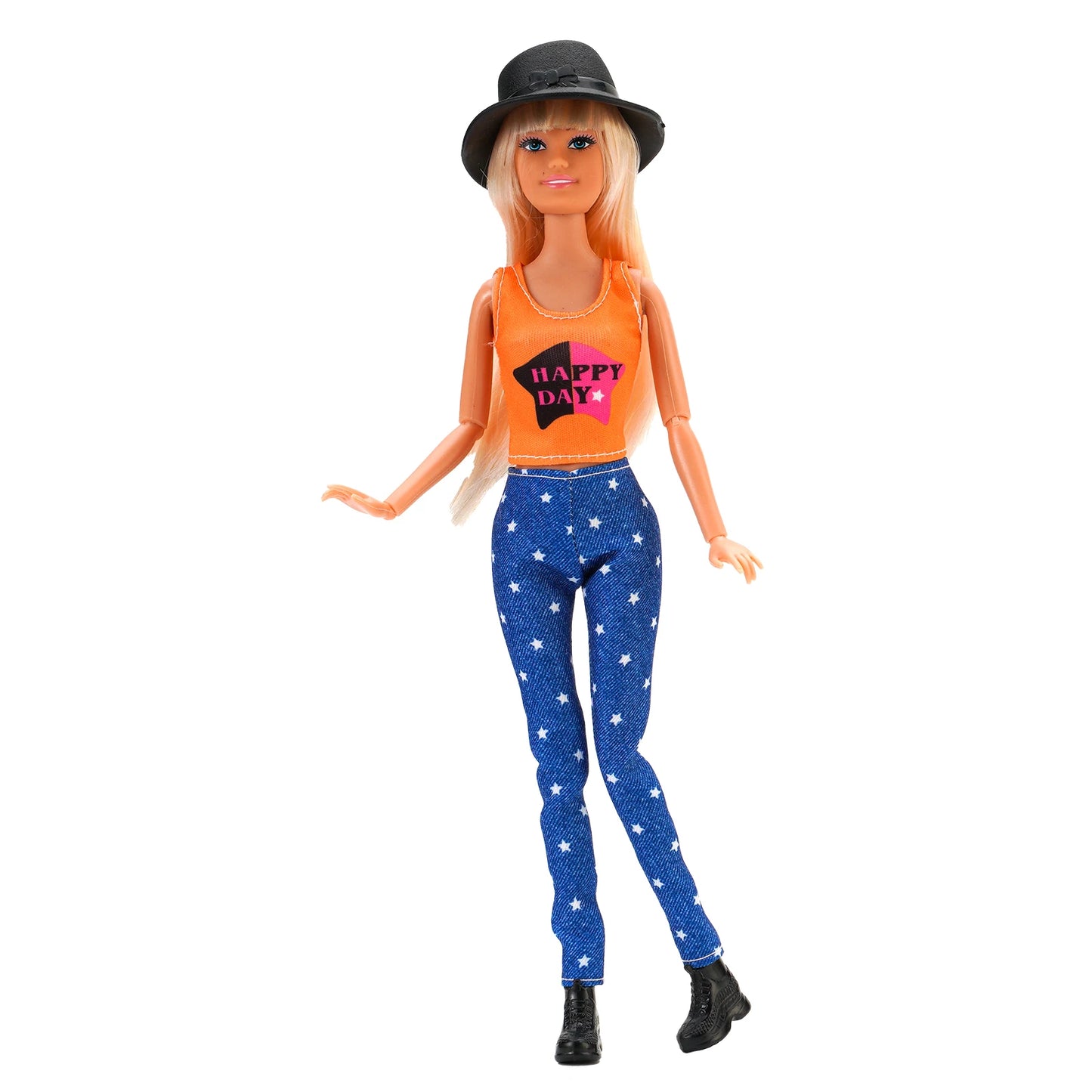 Fashion BJD Doll Clothes Top+pants(+Hats+shoes)Set Fit 30cm Doll&1/6 BJD Doll Clothing Accessories,Toys For Girls Gifts Festival