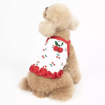 Pet Supplies Cute Little Dog Summer Strap Soft Fashion Dog Vest Breathable Pet Clothes for Kittens Puppy