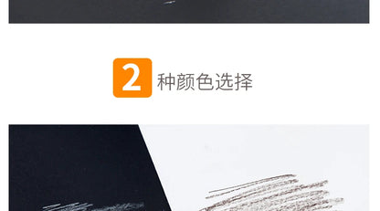 12pcs/box High Gloss Painting White Charcoal Pen Brown Comic Sketch Design Stroke Pen School Graffiti Art Supplies