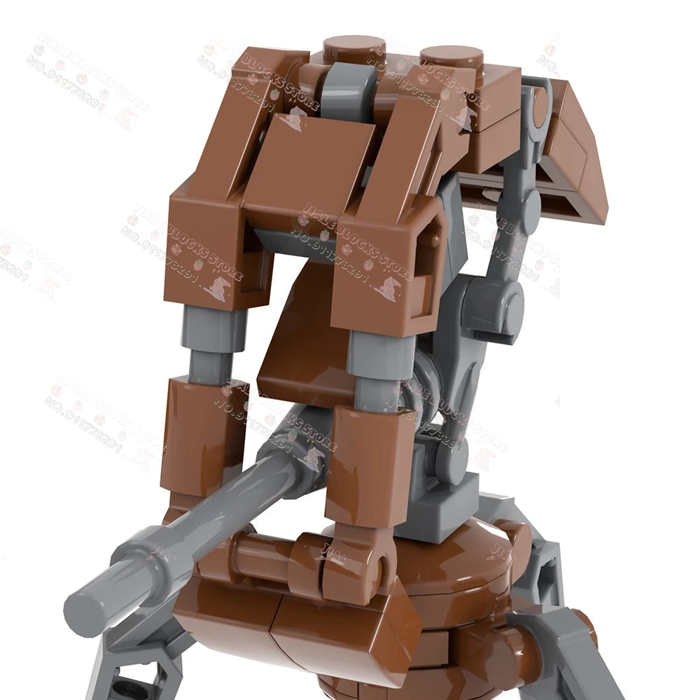 Sci-Fi Movie Series Droid Building Blocks Creative Mini Collector Turret Robot Annihilator Robot Model Bricks Toys For Kids Gift