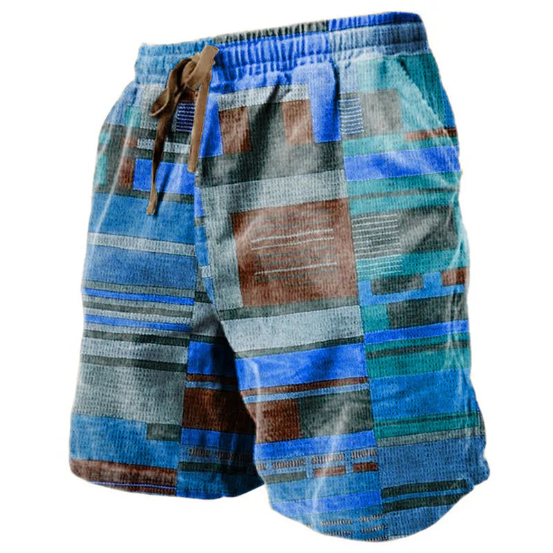 Men's Sweat Shorts Beach Shorts Terry Shorts Drawstring Elastic Waist 3D Print Graphic Prints Breathable Soft Short Daily Holida