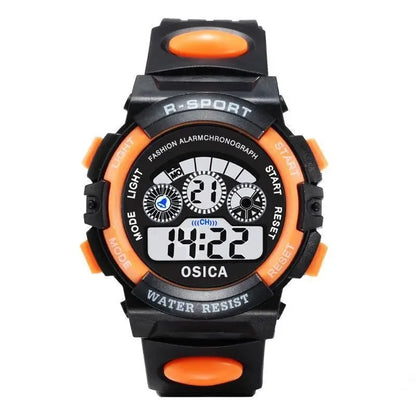 Children Luminous Electronic Watches Dial Waterproof Multi-function Alarm Clocks LED Digital Wrist Watch for Boys and Girls