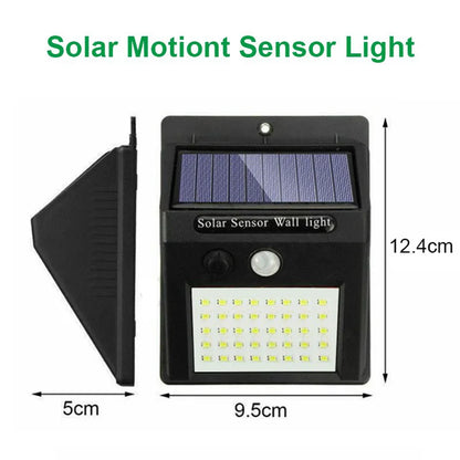 6/30 LED Solar Light PIR Motion Sensor Wall Light Outdoor Solar Lamp Waterproof Solar Powered Sunlight Street Lamp Garden Decor