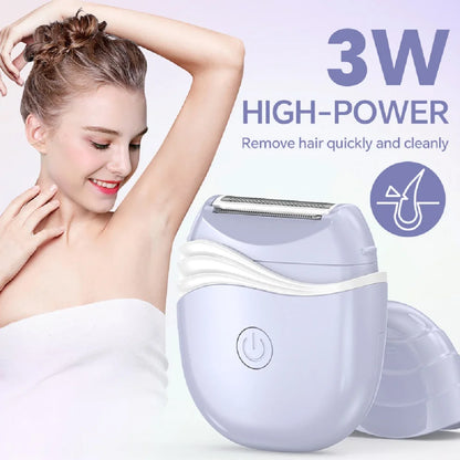 Women's Epilator Electric Hair Shaver Mini Hair Removal Trimmer Portable Body Hair Remover Razor Armpit Arm Leg Hair Epilator