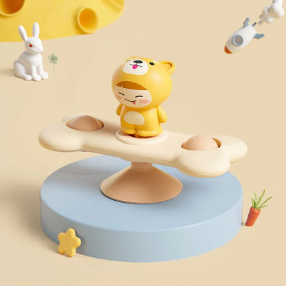 Catoon Bath Toys 6-12-18 Months Baby Toy Suction Cup Spinner Toys for Boys Girls 1 2 3 Years Sensory Toys for Toddler Kids Gift