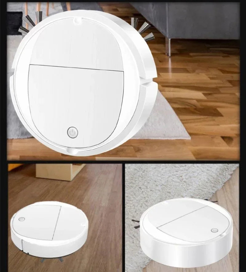 Long battery life Automatic Sweeping Robot Portable Mini Home Vacuum Cleaner USB Rechargeable Wet Dry 3-in-1 Sweeping Machine