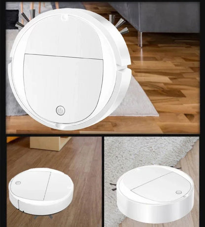 Long battery life Automatic Sweeping Robot Portable Mini Home Vacuum Cleaner USB Rechargeable Wet Dry 3-in-1 Sweeping Machine