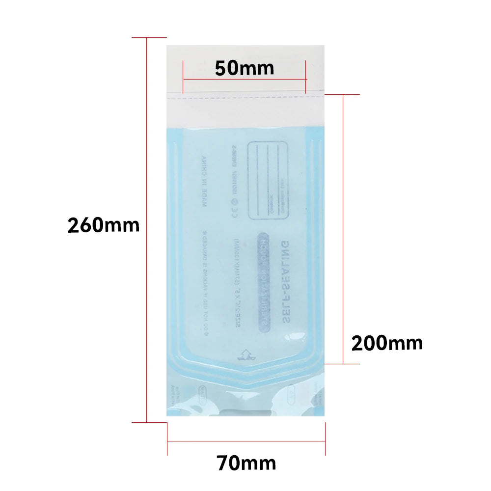 10/20PCS Disposable Self-sealing Sterilization Pouches Bag 5 Sizes Tattoo Accessories Supplies Self-adhesive Clean Bags