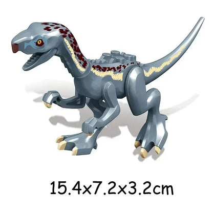 Great Value!!! Mosasaurus Jurassic World Park Dinosaurs Rex Indoraptor Triceratops Indominus Building Block Toys Dinosaur Gift