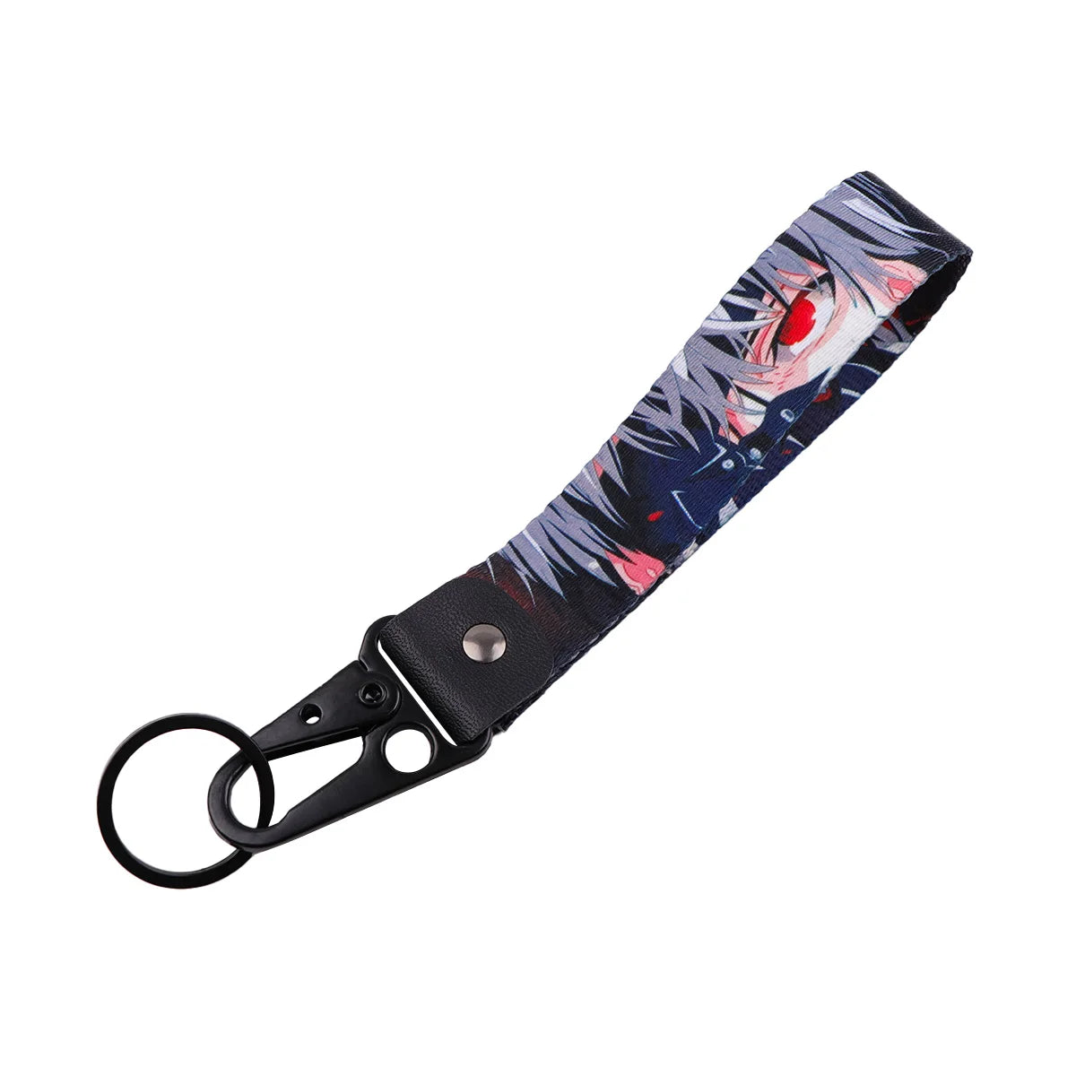 Anime Dragon Keychain For Car Motorcycle Cool Short Lanyard Wrist Strap Key Holder Cosplay Accessories Toys Gifts