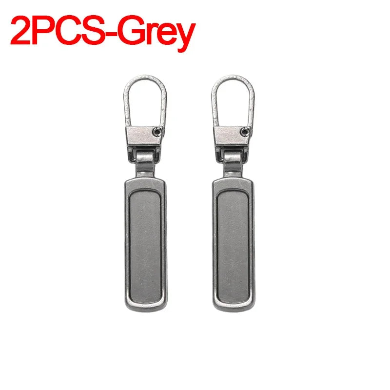 Detachable Zipper Puller Universal Replacement Tab Zippers Head Sliders Repair Kit for Suitcases Bags Clothing DIY Sewing Craft
