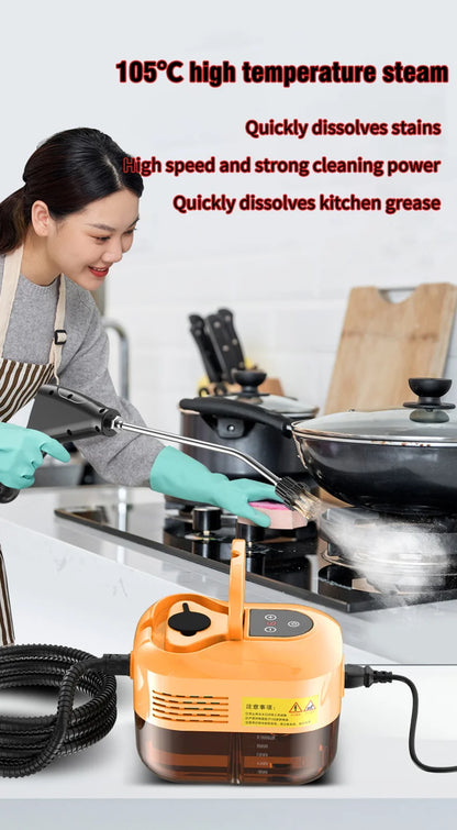 220V Pressure Handheld High Steam Cleaners Air Conditioners Kitchen Hood Car 2500W Steam Clean Floor Steam Cleaning Tool