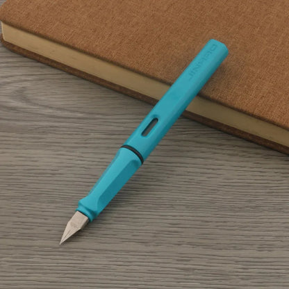 High Quality Brand Jinhao Fashion Fountain Pen Starry Plastic Finance Classic Macaron Pink EF Ink Pen Office School Supplies New
