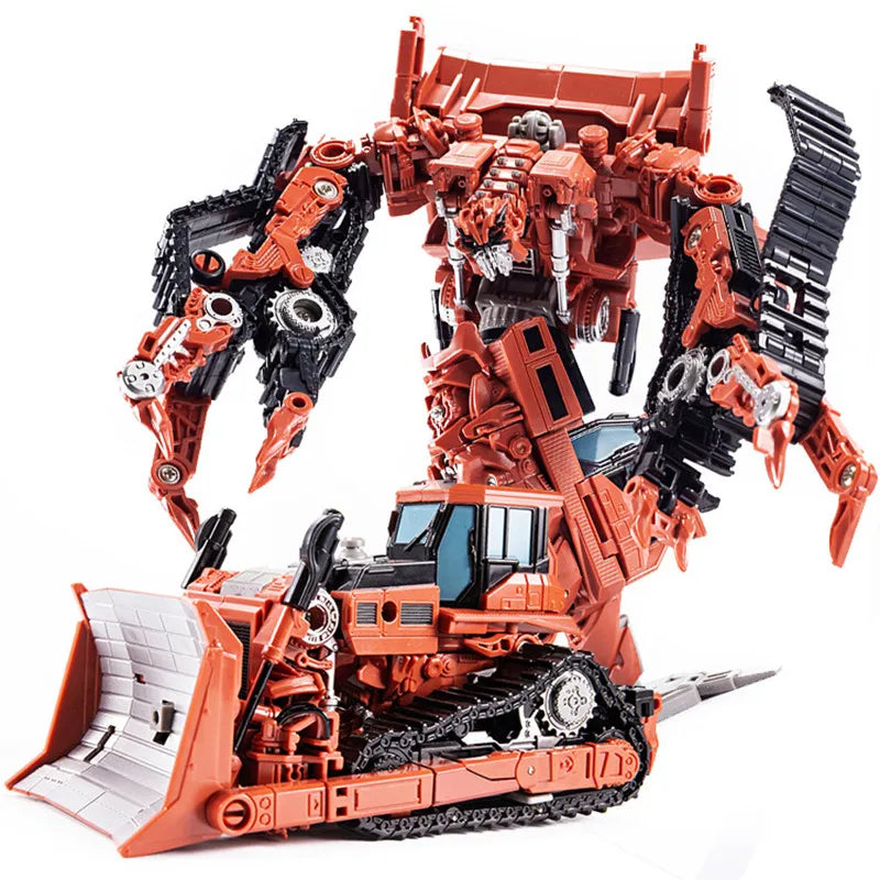 AOYI Cool 8 IN 1 Oversize Devastator Toys Boy Anime Hook Action Figures Robot Car Engineering  Vehicle Model Kids