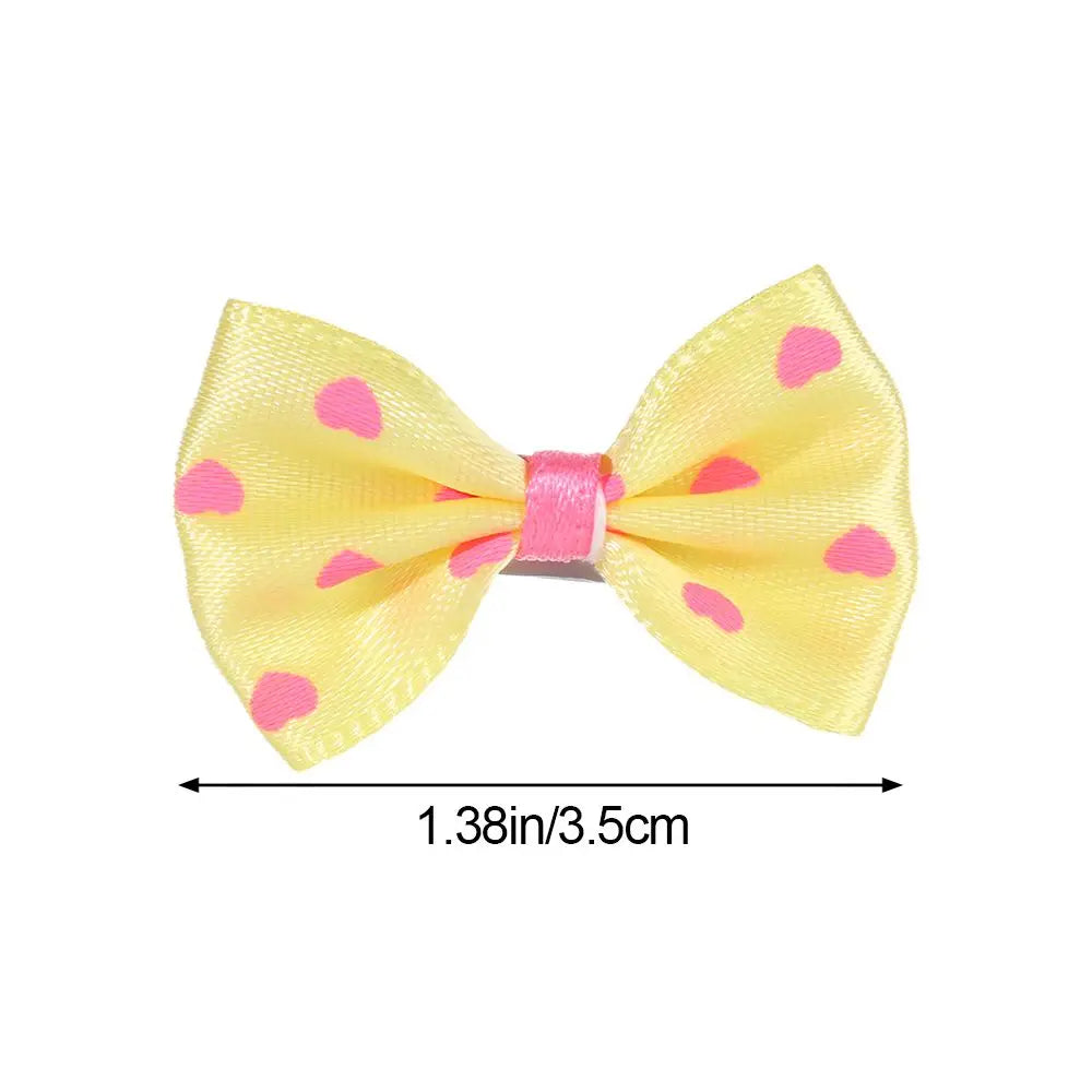 Hair Clips For Dogs Cat Sweet Bow Hairpins Colorful Hair Barrette Puppy Beauty Supplies Pet Butterfly Bows Pet Supplies