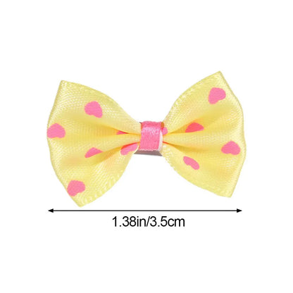 Hair Clips For Dogs Cat Sweet Bow Hairpins Colorful Hair Barrette Puppy Beauty Supplies Pet Butterfly Bows Pet Supplies