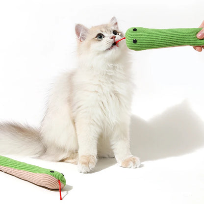 Hot sale Dog Toy Snake Interactive Toy Kitten  Kick Toy Interactive Pet Toy for Indoor Cats 16.5 Inches Pet Supplies