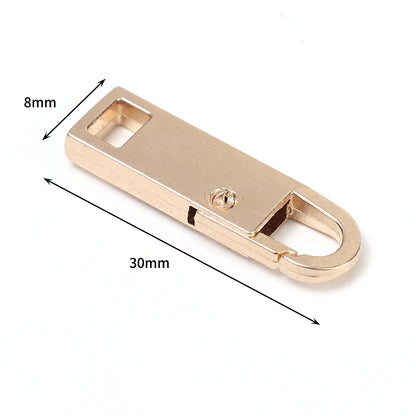 5/1Pcs Universal Metal Zipper Pull Tap Replacement Instant Repair Zipper Head Puller for Clothing Bags DIY Sewing Zipper Sliders