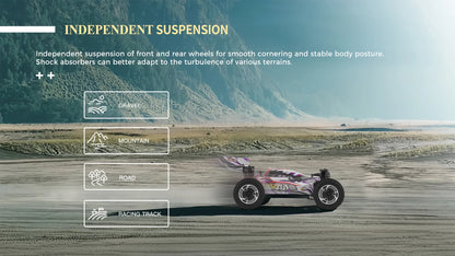 WLtoys 144016 Fast RC Cars 35KM/H OR 75KM/H 1/14 off Road 4WD Drift Toys,2.4G Remote Control Monster Truck for Adults and Kids