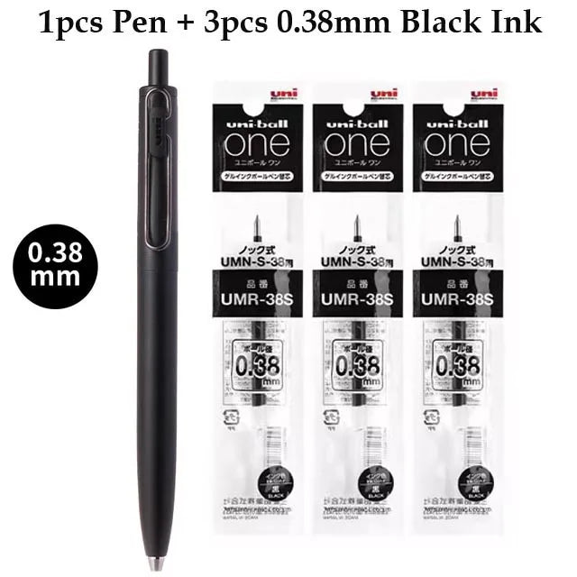 New Japan UNI Small Thick Core Gel Pen UMN-SF Summer Limited Thick Black Uniball One Low Center of Gravity Uniball Signature Pen