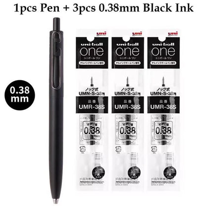 New Japan UNI Small Thick Core Gel Pen UMN-SF Summer Limited Thick Black Uniball One Low Center of Gravity Uniball Signature Pen