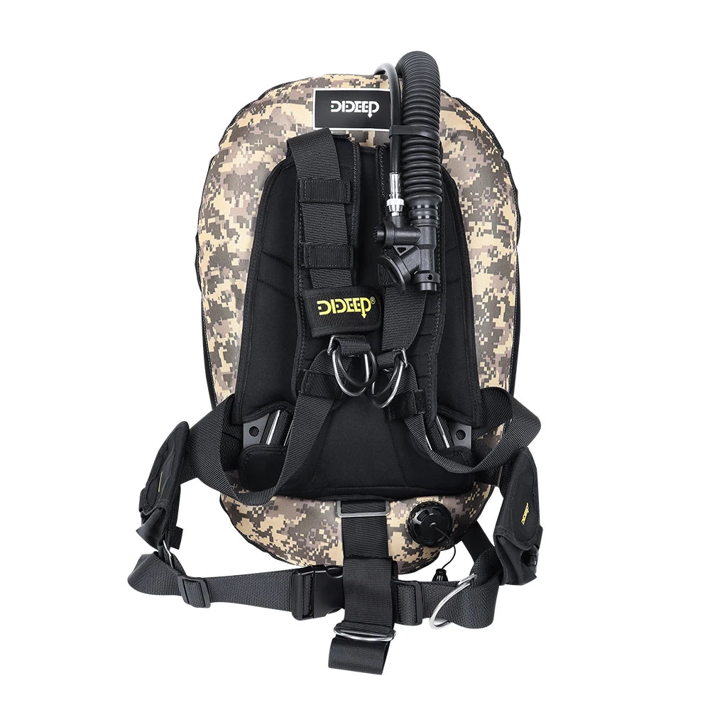 DIDEEP Buoyancy Control Device Donut Design Scuba Diving BCD Equipment High-strength Nylon Professional Diving Safety Gear
