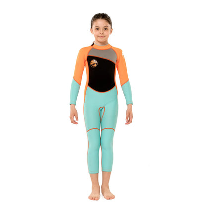 Hisea Childen Wetsuits 2.5mm Neoprene Elastic Swimming Surfing Spearfishing Suit Wetsuit Boys Swimsuit Equipent Diving Equipment