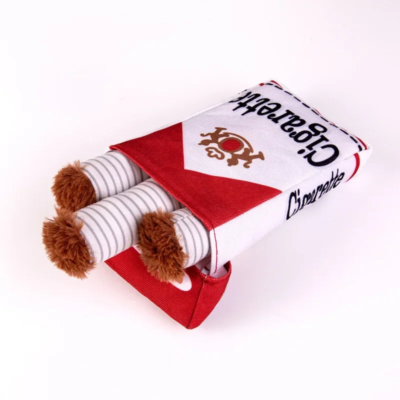 Dog Toy Funny Interactive Plush Dog Toys Creatives Cigarette Design Giggling Chewing Toys for Dog The Perfect Pet Gift for Plays